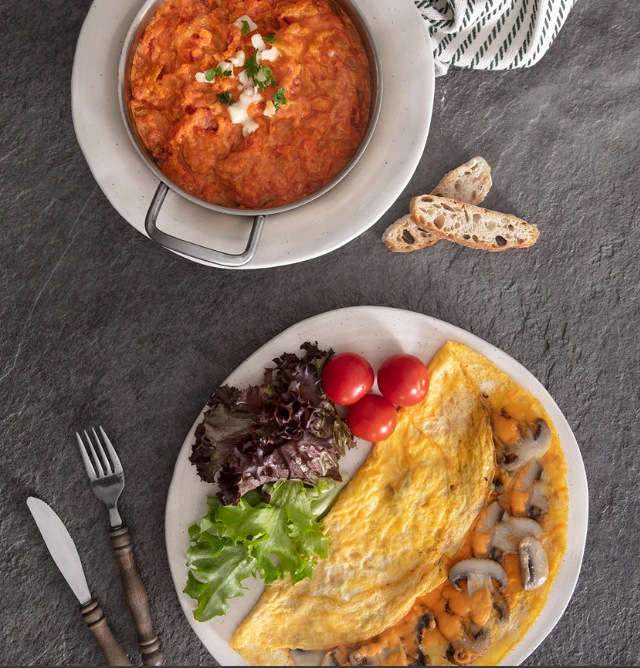 SAHANDA YUMURTA VE OMLETLER