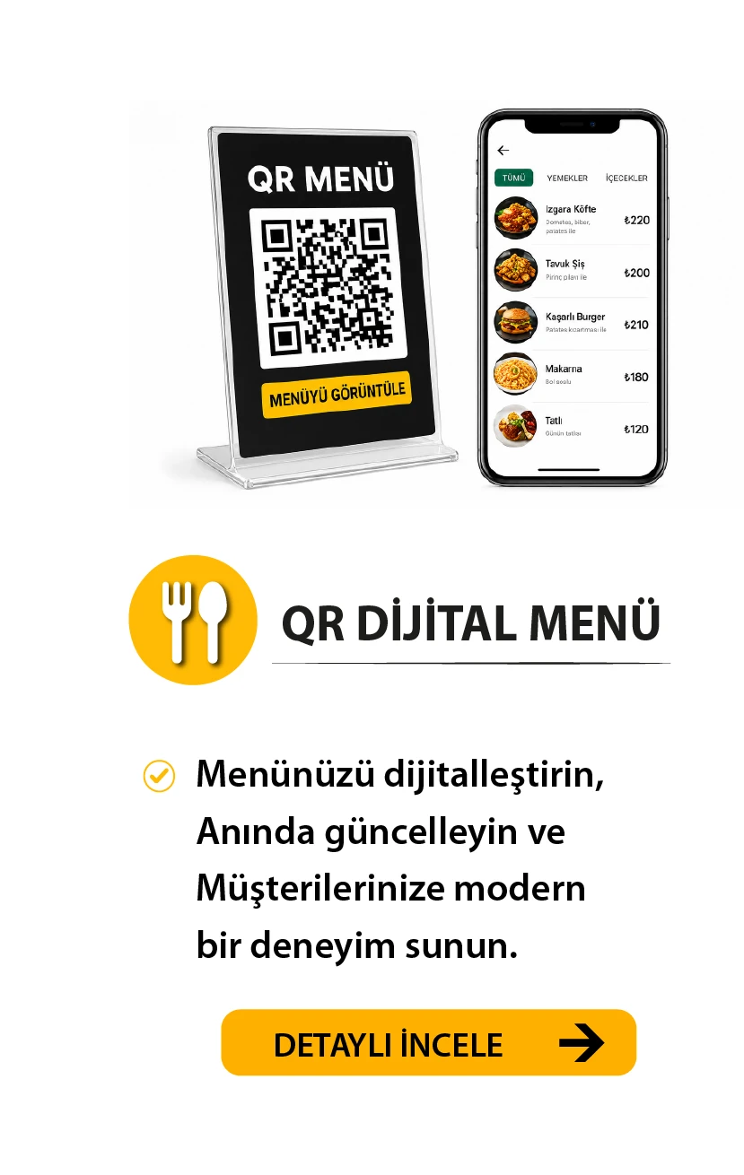 QR DİJİTAL MENÜ